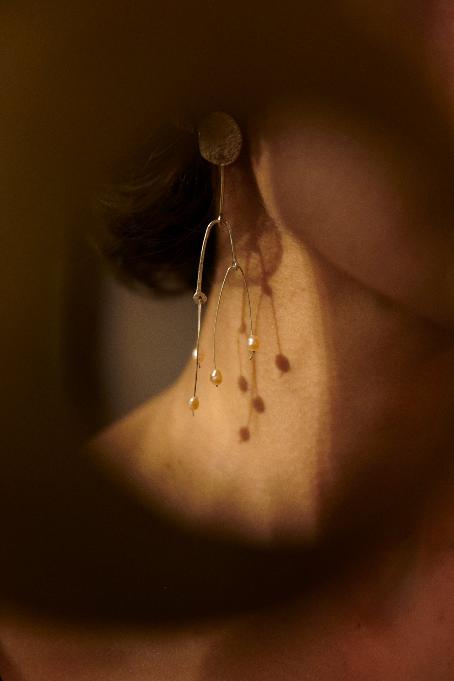 Arete Móvil en Perla